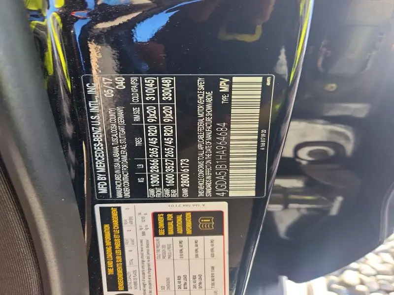 2017 MERCEDES-BENZ GLE 350  