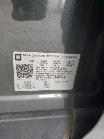 2020 CHEVROLET EQUINOX LT  