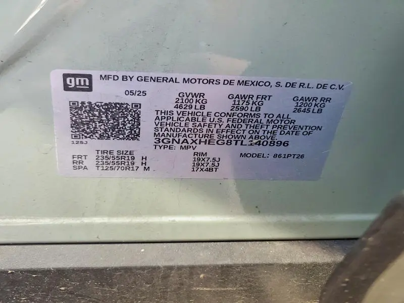 2026 CHEVROLET EQUINOX LT  