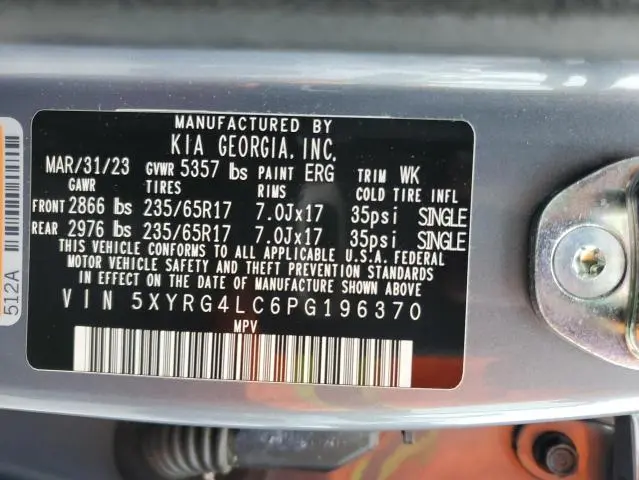 2023 KIA SORENTO LX  