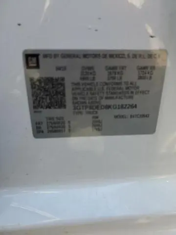 2019 GMC SIERRA C1500 SLT  