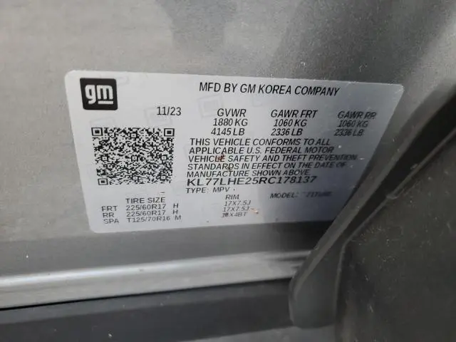2024 CHEVROLET TRAX 1LT  