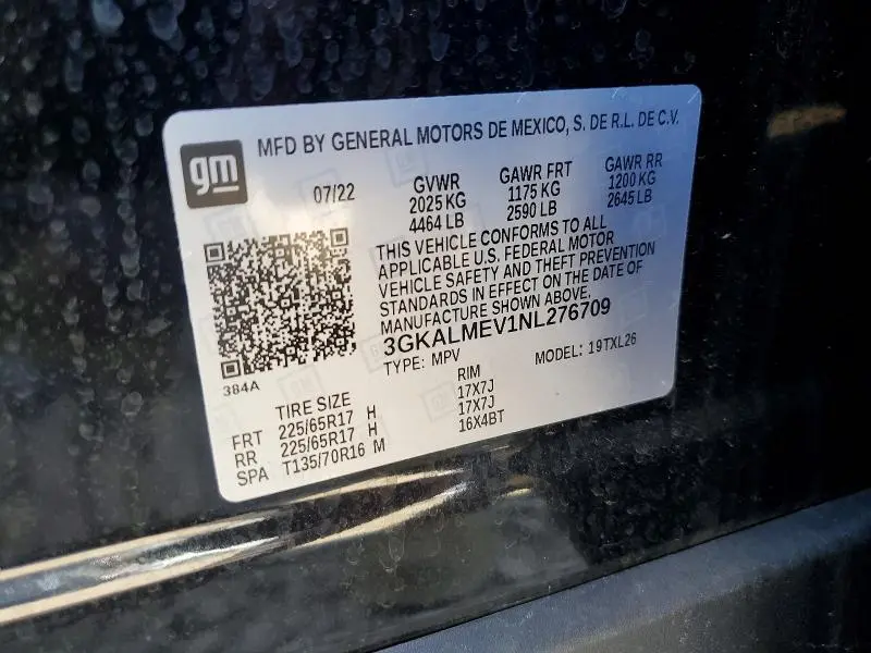 2022 GMC TERRAIN SLE  