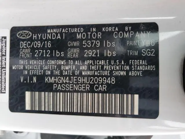 2017 GENESIS G80 BASE  