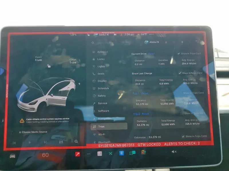 2021 TESLA MODEL 3   