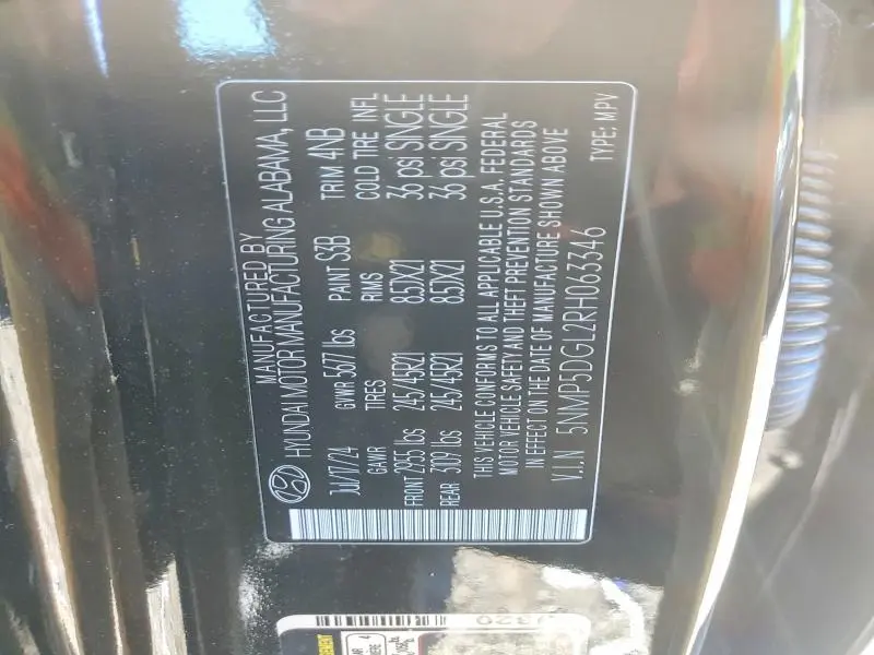 2024 HYUNDAI SANTA FE CALLIGRAPHY  