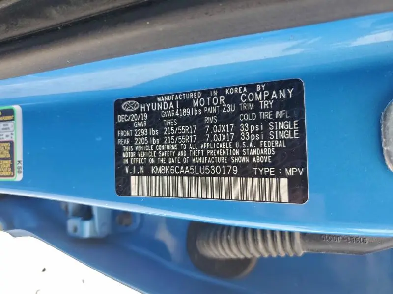 2020 HYUNDAI KONA SEL PLUS  