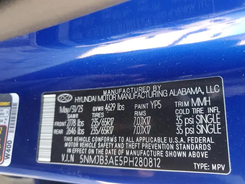 2023 HYUNDAI TUCSON SEL  