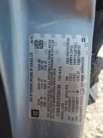 2014 CHEVROLET EQUINOX LT  