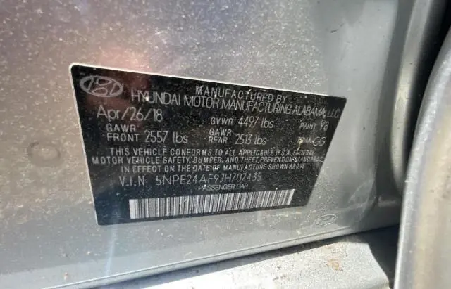 2018 HYUNDAI SONATA SE  