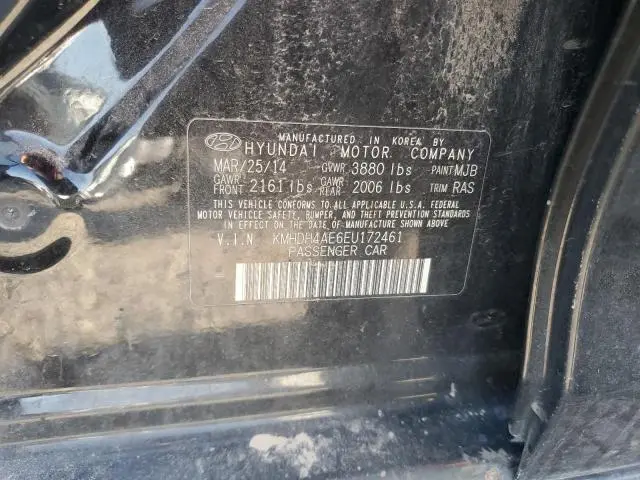 2014 HYUNDAI ELANTRA SE