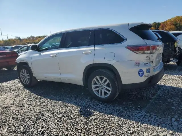 2016 TOYOTA HIGHLANDER LE  