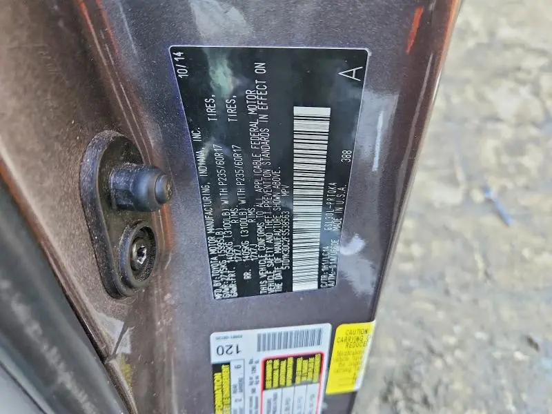 2015 TOYOTA SIENNA XLE 8-PASSENGER  