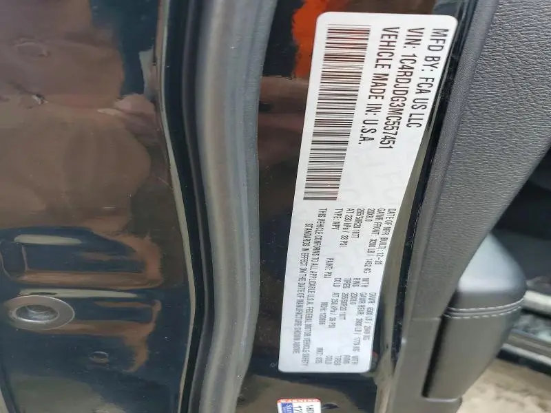 2021 DODGE DURANGO GT  