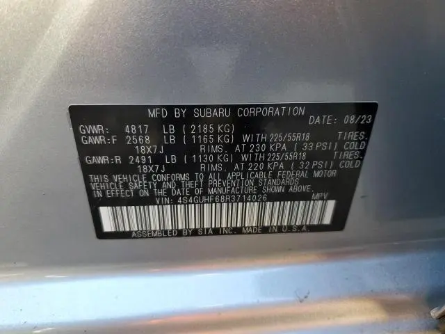 2024 SUBARU CROSSTREK SPORT  