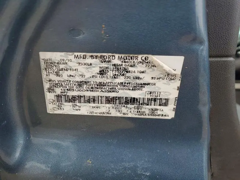 2011 FORD ESCAPE XLT  