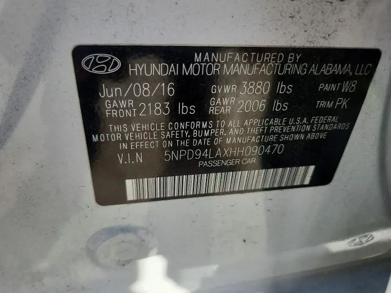 2017 HYUNDAI ELANTRA ECO  