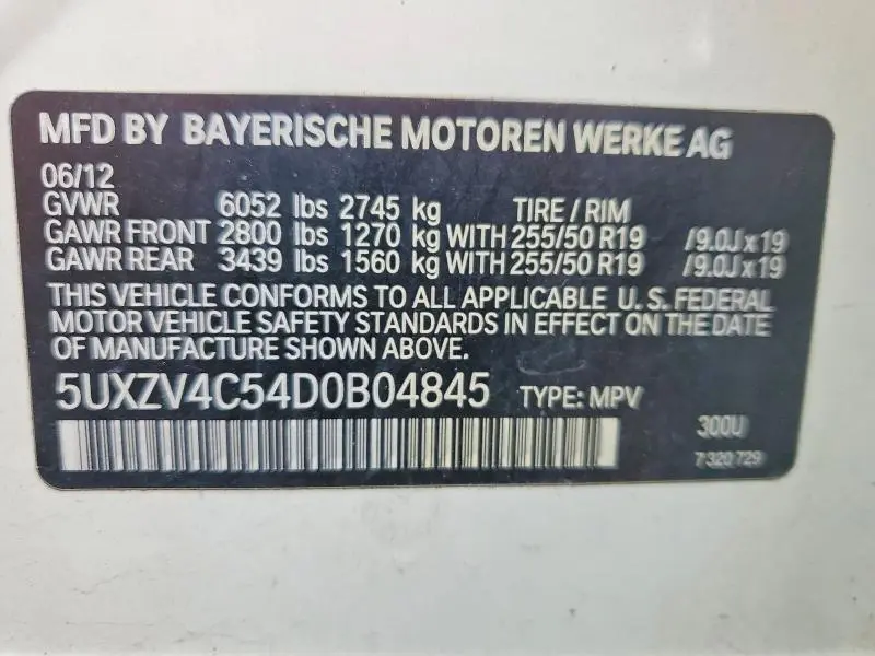 2013 BMW X5 XDRIVE35I  