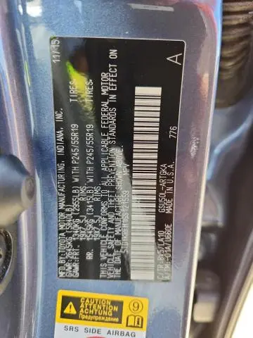 2016 TOYOTA HIGHLANDER LIMITED  