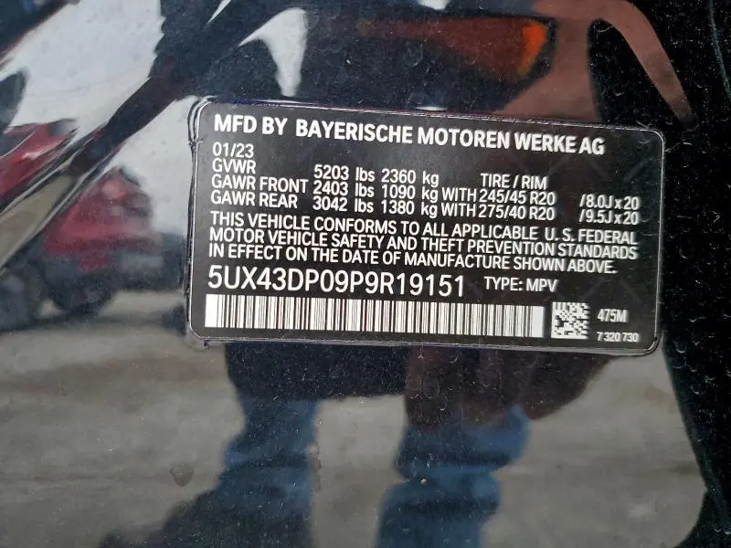 2023 BMW X3 SDRIVE30I  