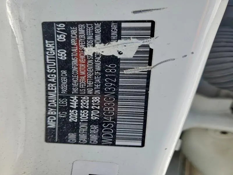 2016 MERCEDES-BENZ CLA 250 4MATIC  