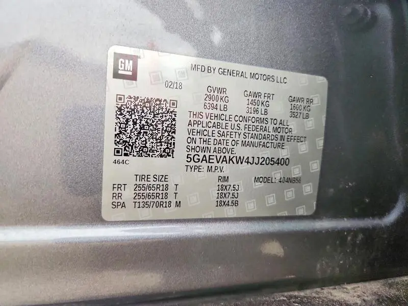 2018 BUICK ENCLAVE ESSENCE  