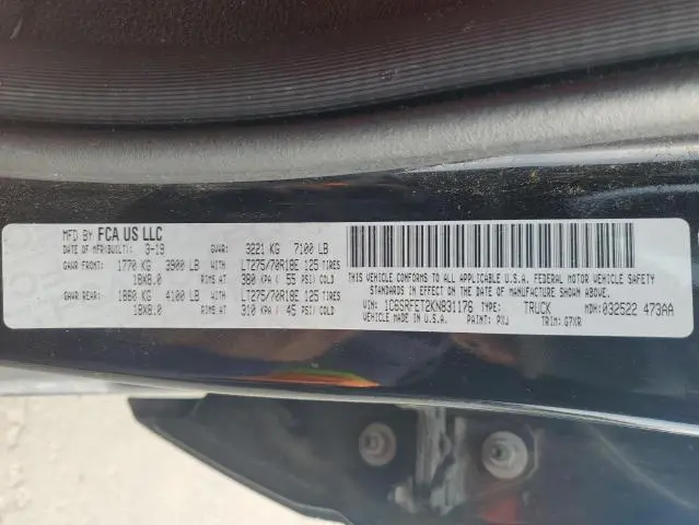 2019 RAM 1500 REBEL  