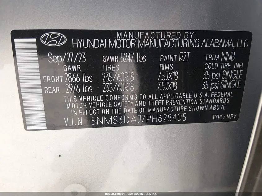 2023 HYUNDAI SANTA FE SEL