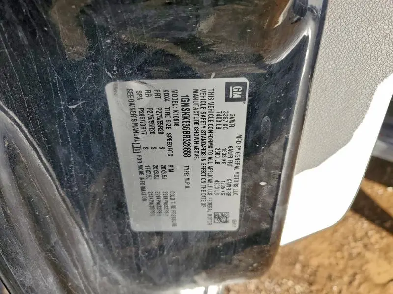 2011 CHEVROLET SUBURBAN K1500 LTZ  