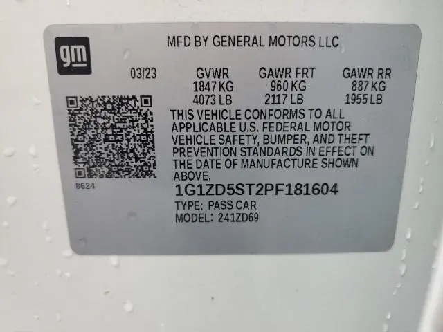 2023 CHEVROLET MALIBU LT  