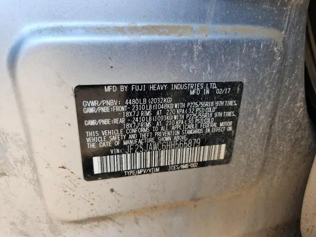 2017 SUBARU FORESTER 2.5I TOURING  