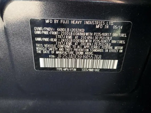 2015 SUBARU FORESTER 2.5I PREMIUM  