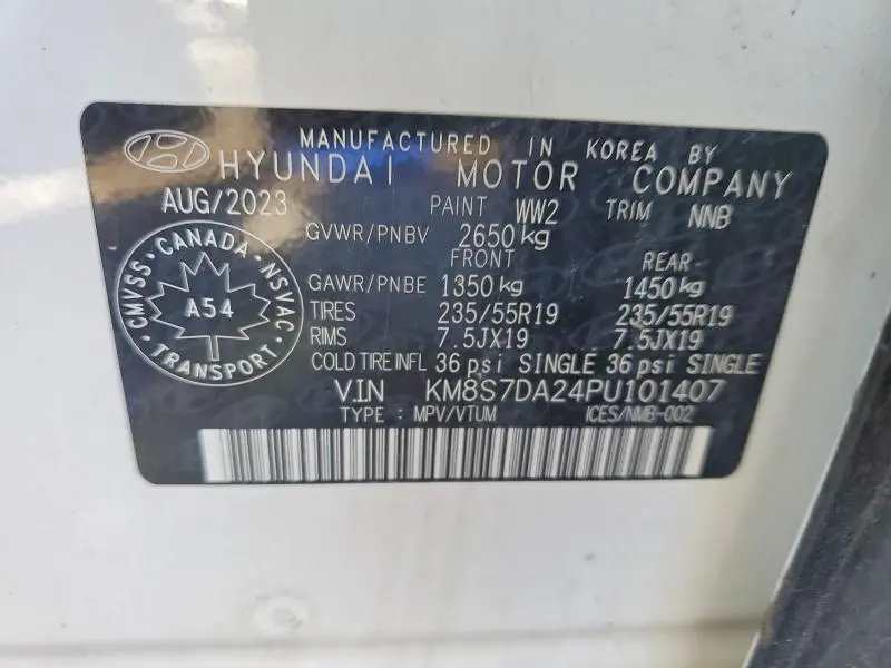 2023 HYUNDAI SANTA FE LIMITED  