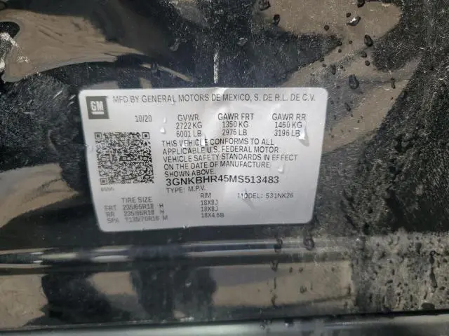 2021 CHEVROLET BLAZER 2LT  