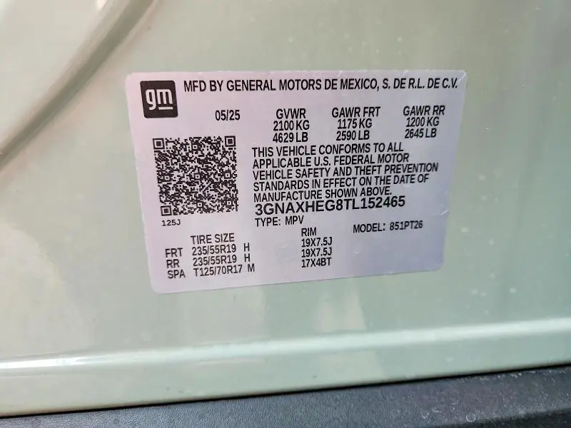 2026 CHEVROLET EQUINOX LT  