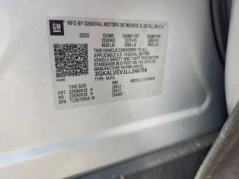 2020 GMC TERRAIN SLT  