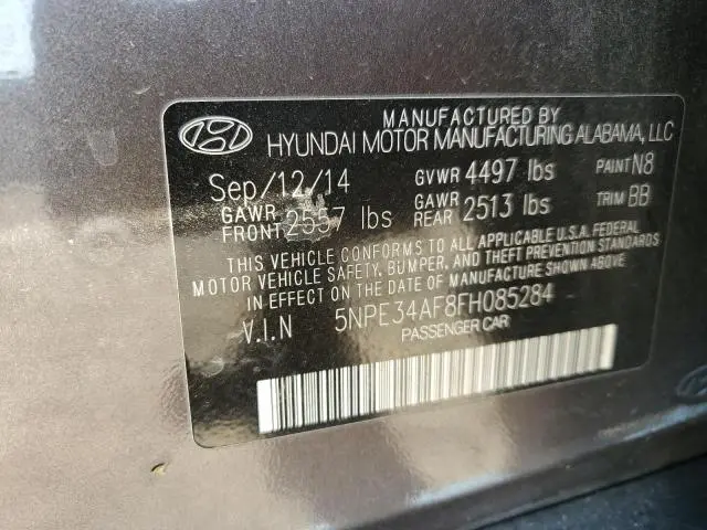 2015 HYUNDAI SONATA SPORT  