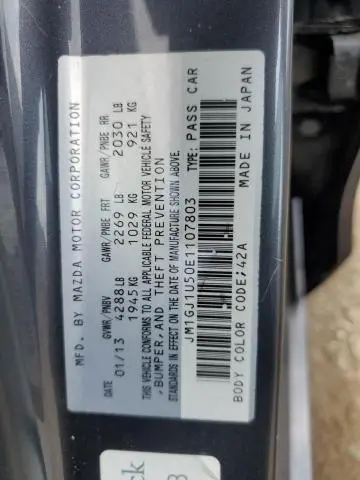 2014 MAZDA 6 SPORT  