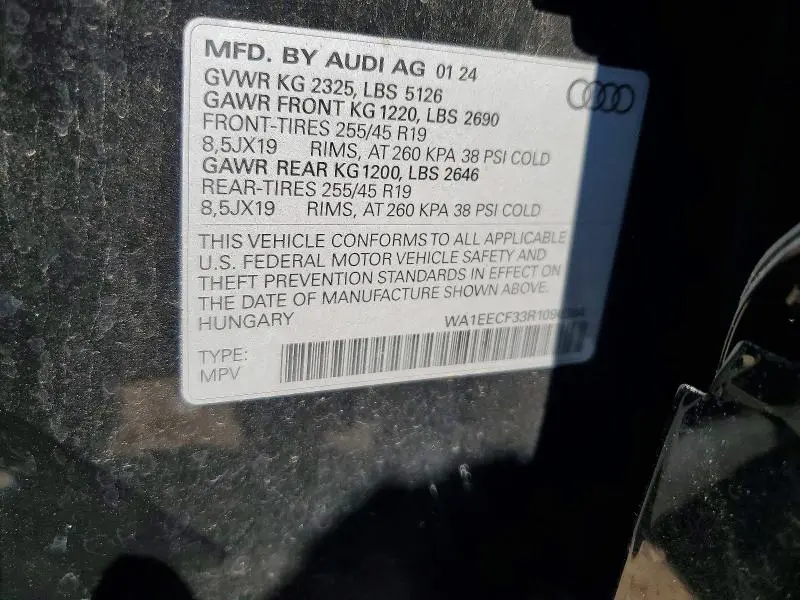 2024 AUDI Q3 PREMIUM PLUS S LINE 45  
