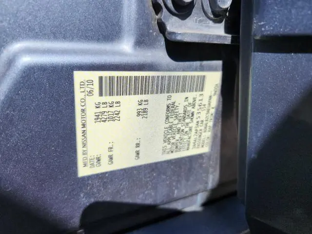 2010 NISSAN ALTIMA BASE  