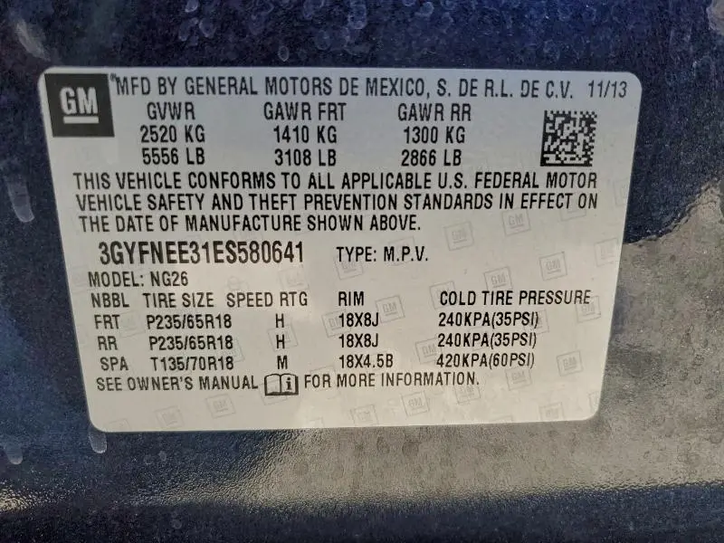 2014 CADILLAC SRX LUXURY COLLECTION  