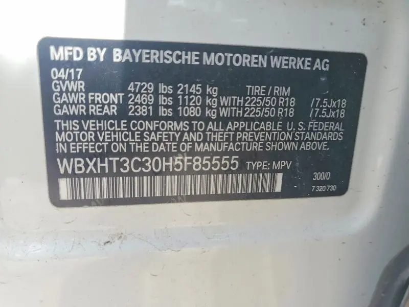 2017 BMW X1 XDRIVE28I  