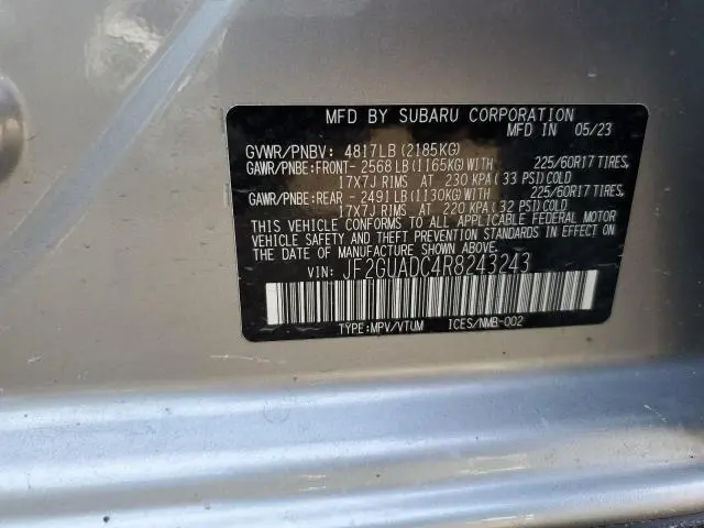 2024 SUBARU CROSSTREK PREMIUM  