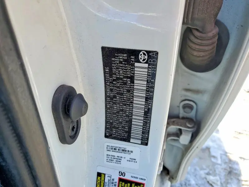 2019 TOYOTA COROLLA L  