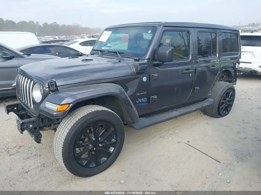 2022 JEEP WRANGLER 4XE UNLIMITED SAHARA 4X4