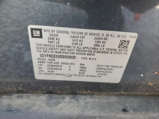 2013 CADILLAC SRX LUXURY COLLECTION  