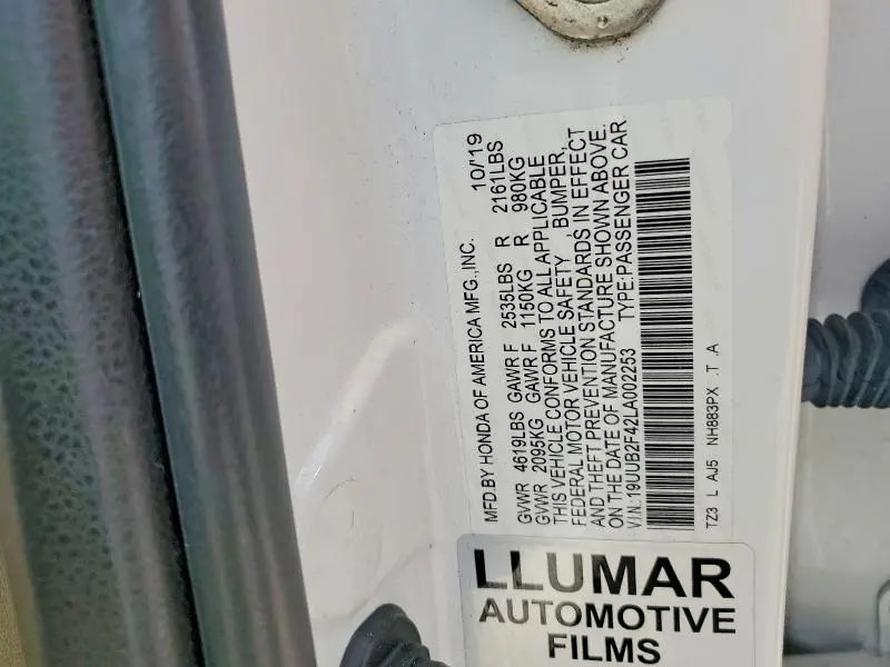 2020 ACURA TLX TECHNOLOGY  