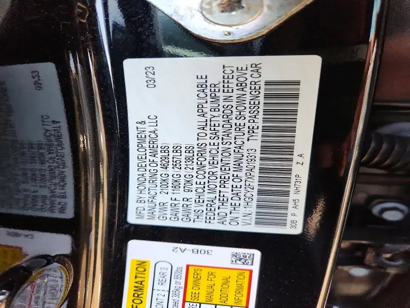 2023 HONDA ACCORD HYBRID SPORT-L  