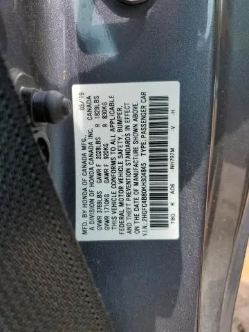 2019 HONDA CIVIC SPORT  