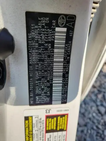 2011 TOYOTA COROLLA BASE  